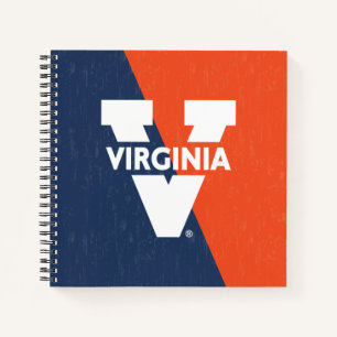 Virginia Cavaliers Farbblock gestört Notizblock