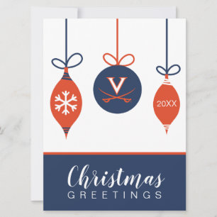 Virginia Cavaliers   Feiertag Feiertagskarte