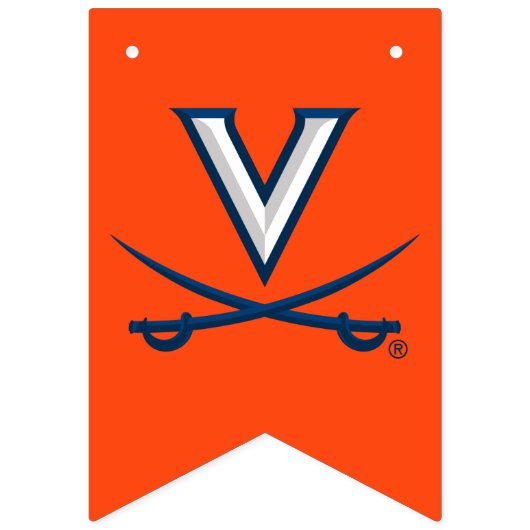 Virginia Cavaliers Graduate Wimpelkette (Erste Fahne)