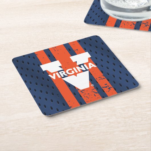Virginia Cavaliers Jersey Rechteckiger Pappuntersetzer (angewinkelt)