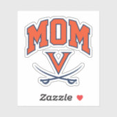 Virginia Cavaliers Mama Aufkleber (Blatt)