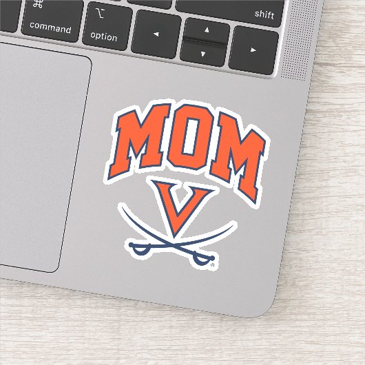 Virginia Cavaliers Mama Aufkleber (Detail)