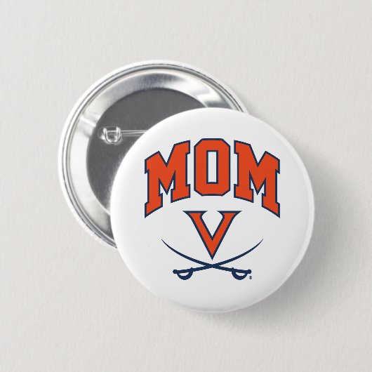 Virginia Cavaliers Mama Button (Vorne & Hinten)