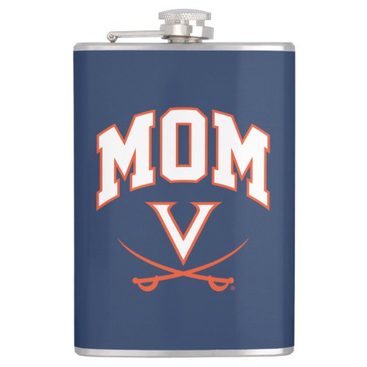 Virginia Cavaliers Mama Flachmann (Vorderseite)