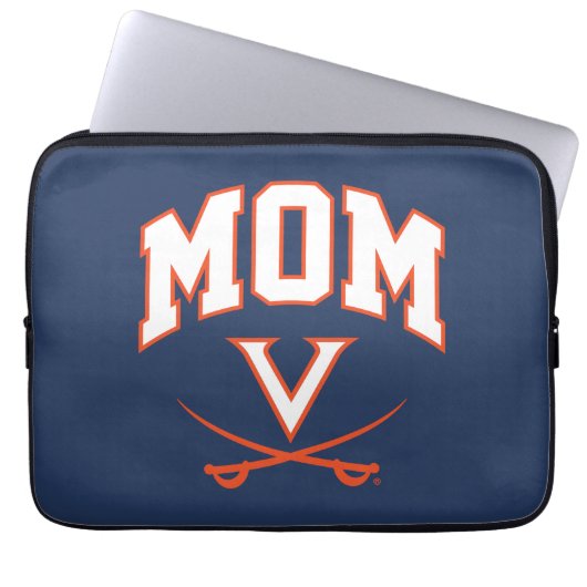 Virginia Cavaliers Mama Laptopschutzhülle (Vorderseite)