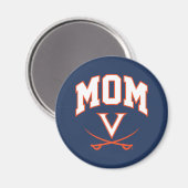 Virginia Cavaliers Mama Magnet (Vorderseite/Rückseite)