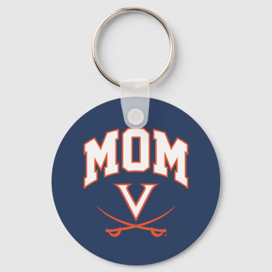 Virginia Cavaliers Mama Schlüsselanhänger (Vorderseite)