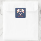 Virginia Cavaliers Mutter Quadratischer Aufkleber (Tasche)