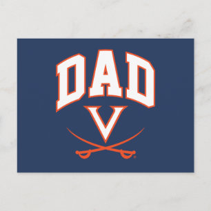 Virginia Cavaliers Papa Einladungspostkarte