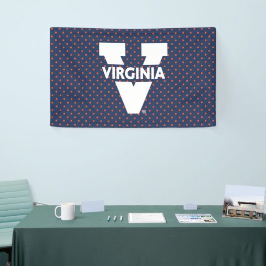 Virginia Cavaliers Polka Dots Banner (Messeveranstaltung)