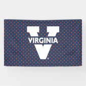 Virginia Cavaliers Polka Dots Banner (Horizontal)
