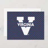 Virginia Cavaliers Polka Dots Einladungspostkarte (Vorne/Hinten)