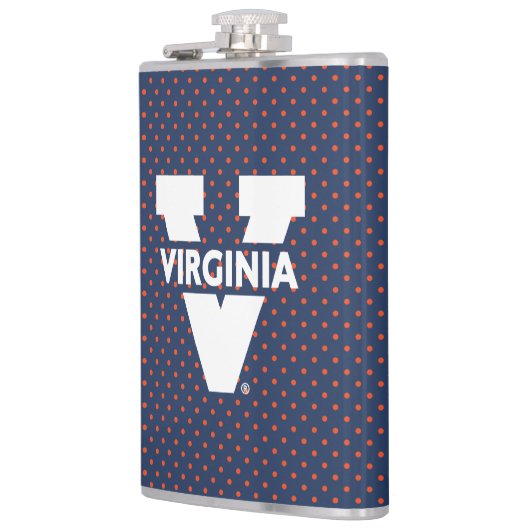 Virginia Cavaliers Polka Dots Flachmann (Links)