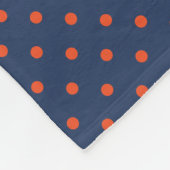 Virginia Cavaliers Polka Dots Fleecedecke (Ecke)