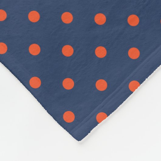 Virginia Cavaliers Polka Dots Fleecedecke (Ecke)