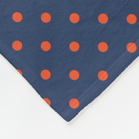 Virginia Cavaliers Polka Dots Fleecedecke (Ecke)