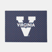 Virginia Cavaliers Polka Dots Fußmatte (Vorderseite)