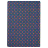 Virginia Cavaliers Polka Dots Klemmbrett (Rückseite)