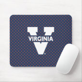 Virginia Cavaliers Polka Dots Mousepad (Mit Mouse)