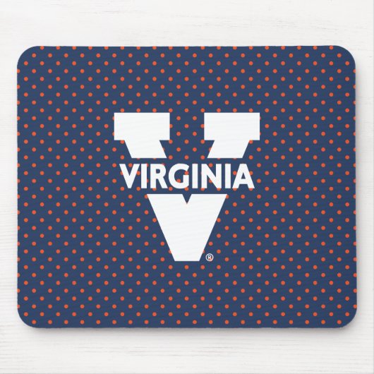 Virginia Cavaliers Polka Dots Mousepad (Vorne)
