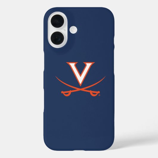 Virginia Cavaliers / Schwerter | Orange Case-Mate iPhone Hülle (Rückseite)