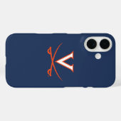 Virginia Cavaliers / Schwerter | Orange Case-Mate iPhone Hülle (Rückseite (Horizontal))