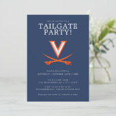 Virginia Cavaliers Tailgate Party Ankündigung (Stehend Vorderseite)