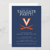 Virginia Cavaliers Tailgate Party Ankündigung (Vorne/Hinten)