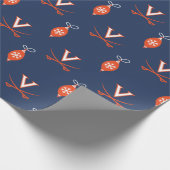 Virginia Cavaliers | Urlaub Geschenkpapier (Ecke)