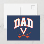Virginia Cavaliers Vater Einladungspostkarte (Vorne/Hinten)