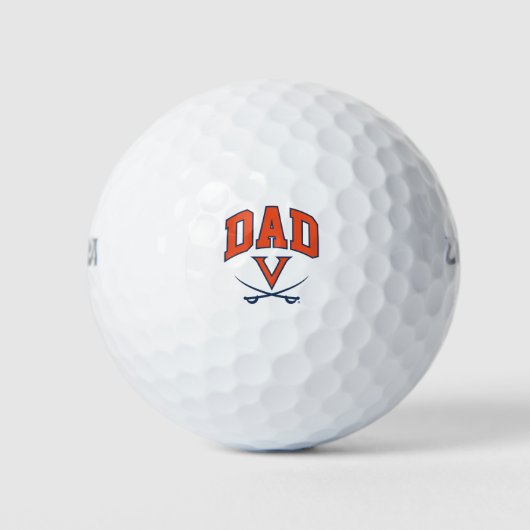 Virginia Cavaliers Vater Golfball (Vorderseite)