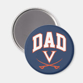 Virginia Cavaliers Vater Magnet (Vorderseite/Rückseite)