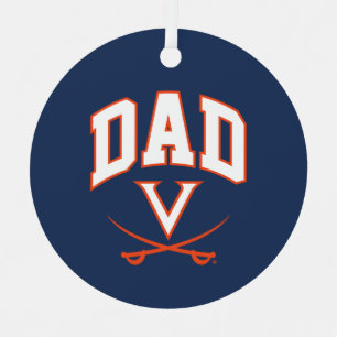 Virginia Cavaliers Vater Ornament Aus Metall