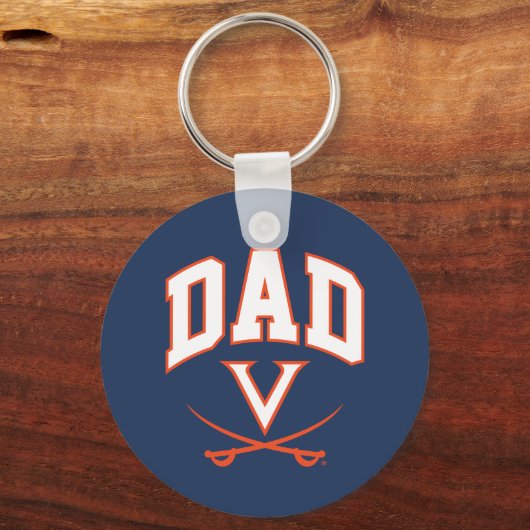 Virginia Cavaliers Vater Schlüsselanhänger (Vorderseite)