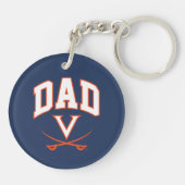 Virginia Cavaliers Vater Schlüsselanhänger (Rückseite)