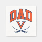 Virginia Cavaliers Vater Serviette (Vorderseite)