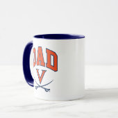 Virginia Cavaliers Vater Tasse (Vorderseite Links)