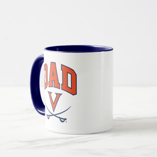 Virginia Cavaliers Vater Tasse (Vorderseite Links)