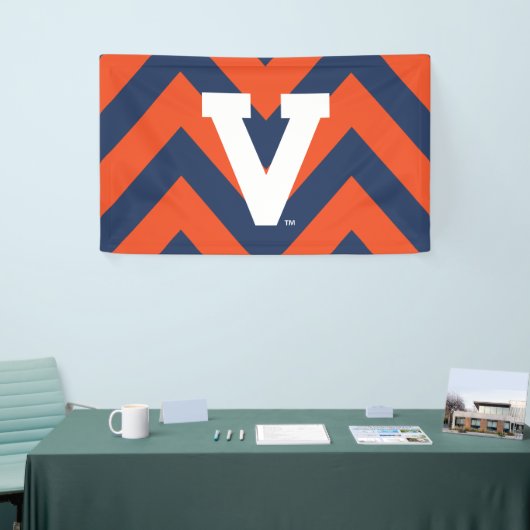 Virginia Cavaliers Zickzack Banner (Messeveranstaltung)
