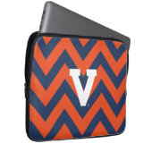 Virginia Cavaliers Zickzack Laptopschutzhülle (Vorne Rechts)