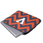 Virginia Cavaliers Zickzack Laptopschutzhülle (Vorne Knopf)