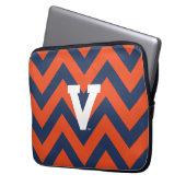 Virginia Cavaliers Zickzack Laptopschutzhülle (Vorderseite Links)