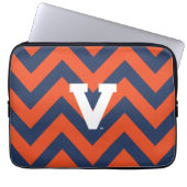 Virginia Cavaliers Zickzack Laptopschutzhülle (Vorderseite)