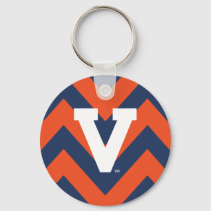 Virginia Cavaliers Zickzack Schlüsselanhänger