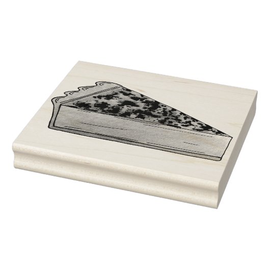 Virginia Chess Pie Southern US Cuisine Dessert Gummistempel (Stempel)