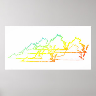 Virginia chill blur poster