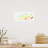 Virginia chill blur poster (Küche)