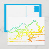 Virginia chill blur postkarte (Vorne/Hinten)