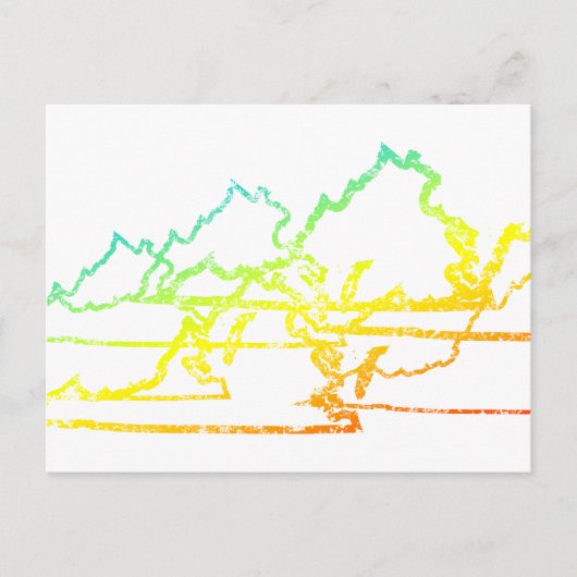Virginia chill blur postkarte (Vorderseite)