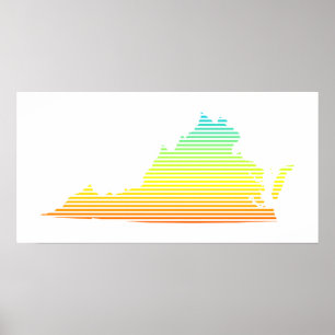 Virginia chill fade poster